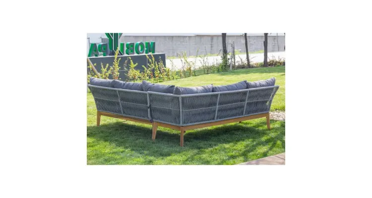 Set mobilier premium de gradina, Paris, lemn — imaginea 4