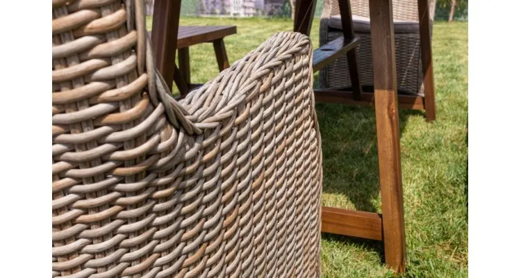 Set mobilier premium de gradina Saigon, rattan — imaginea 4