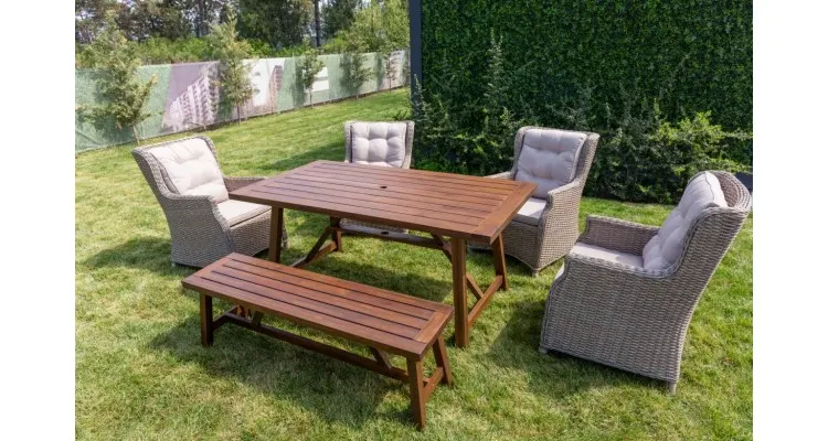Set mobilier premium de gradina Sala, rattan — imaginea 3