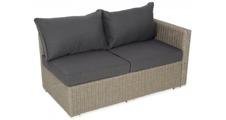 Coltar 3 piese CASABOA lungime 213 210 latime 74 inaltime 64 natur cu gri — imaginea 3