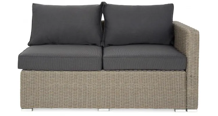 Coltar 3 piese CASABOA lungime 213 210 latime 74 inaltime 64 natur cu gri — imaginea 5