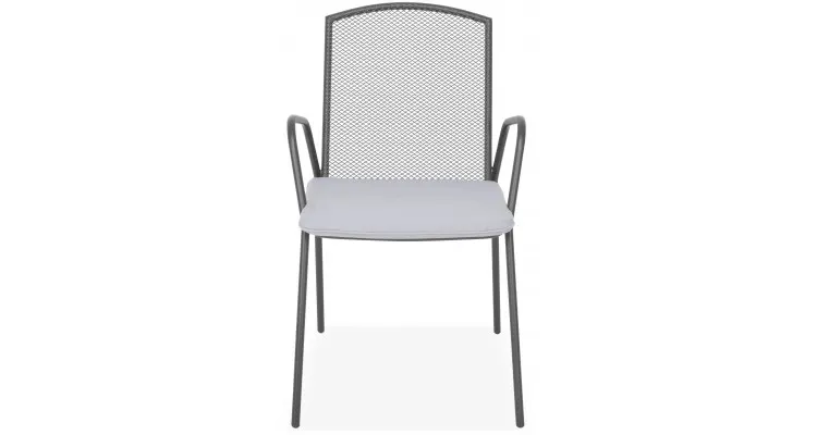 Set mobilier BERLIN terasa si gradina, 2 scaune si masa, negru — imaginea 3