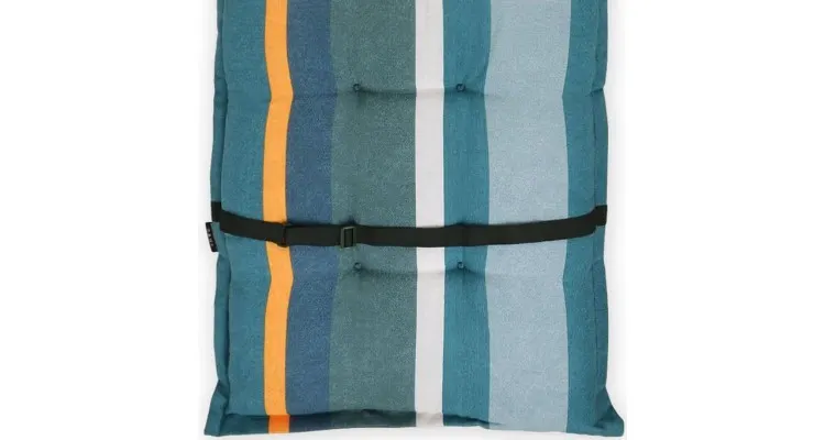 Perna scaun cu spatar STRIPE GREEN, 50x105cm — imaginea 2