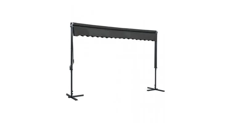 Copertina cu structura independenta, antracit, 400 x 300 cm — imaginea 2