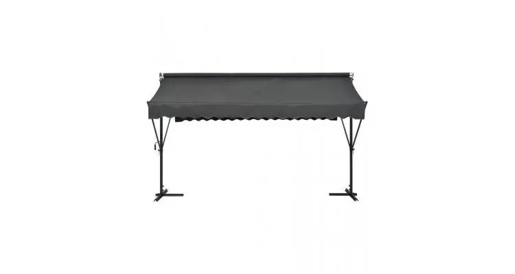 Copertina cu structura independenta, antracit, 400 x 300 cm — imaginea 3