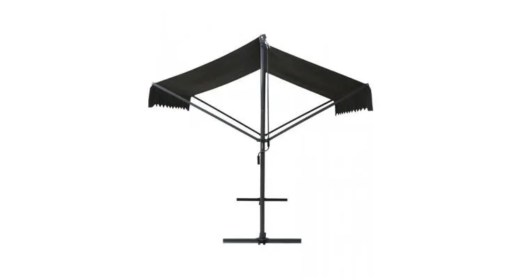 Copertina cu structura independenta, antracit, 300 x 300 cm — imaginea 3