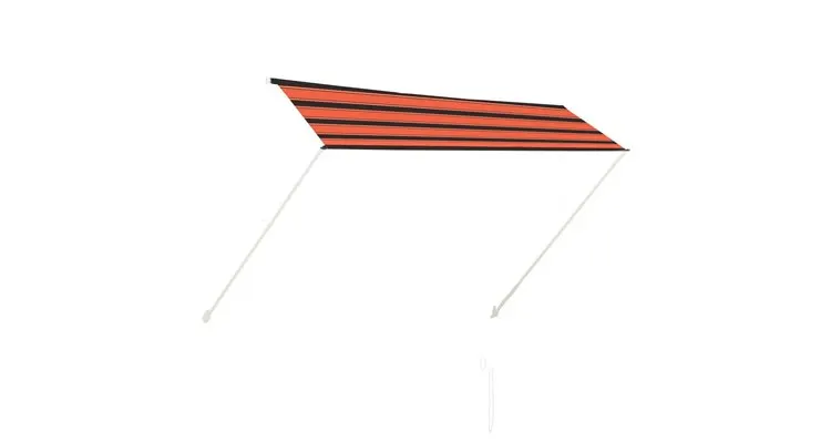 Copertina retractabila, portocaliu si maro, 300 x 150 cm
