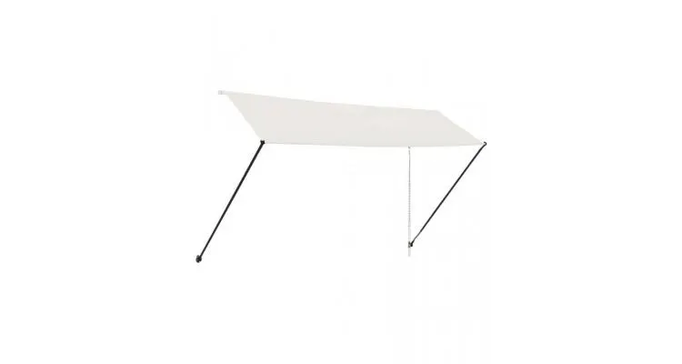 Copertina retractabila cu led, crem, 400 x 150 cm — imaginea 3