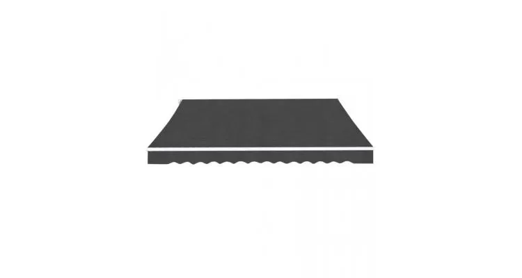 Copertina pliabila cu actionare manuala, 500 cm, antracit — imaginea 3