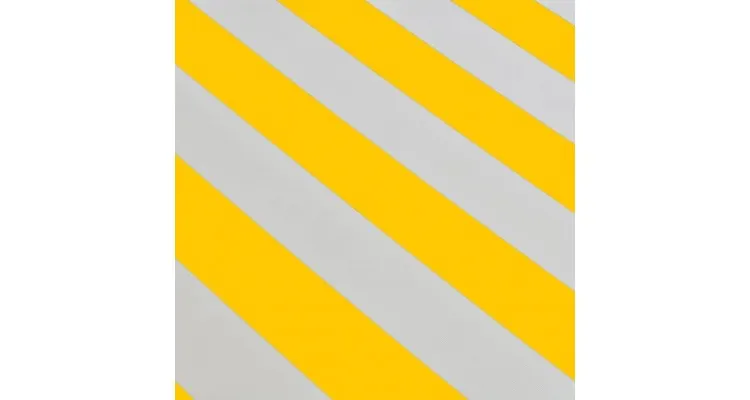 Copertina pliabila, actionare manuala, 400 cm, galben/alb — imaginea 2