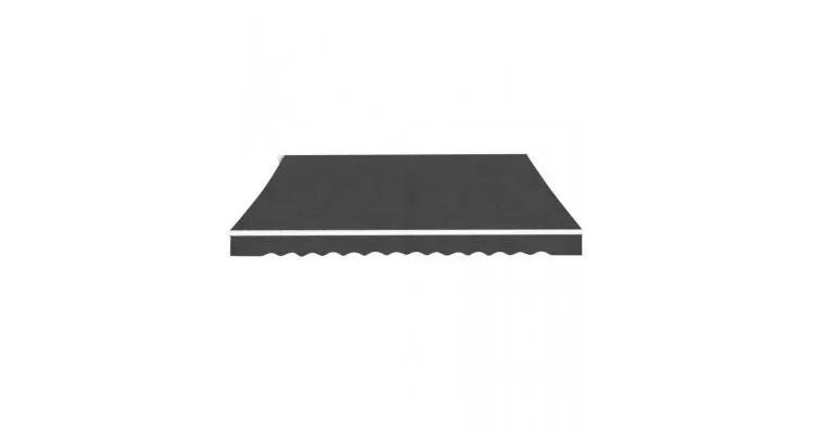 Copertina pliabila actionata manual, 600 cm, antracit — imaginea 3