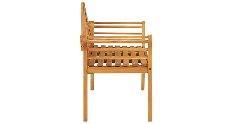 Banca de gradina, 125 cm, lemn masiv de acacia — imaginea 3