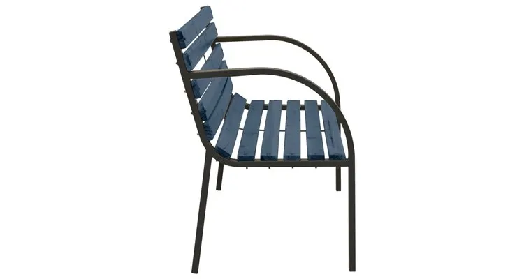 Banca copii de gradina, gri, 81 cm, lemn de brad chinezesc — imaginea 3