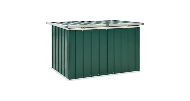 Lada de depozitare pentru gradina, verde, 109 x 67 x 65 cm — imaginea 3