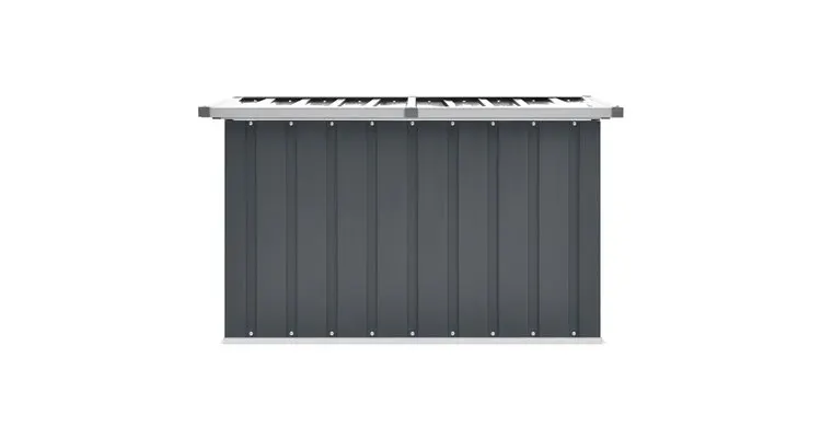 Lada de depozitare pentru gradina, gri, 109 x 67 x 65 cm — imaginea 3