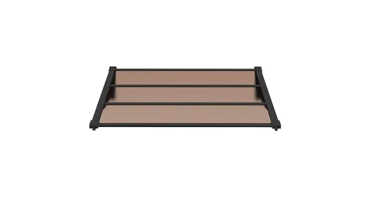 Copertina de usa, negru, 122x90 cm, policarbonat — imaginea 3