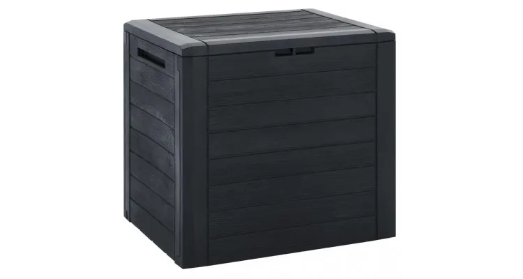 Lada depozitare de gradina antracit 58,5x46x55 cm polipropilena