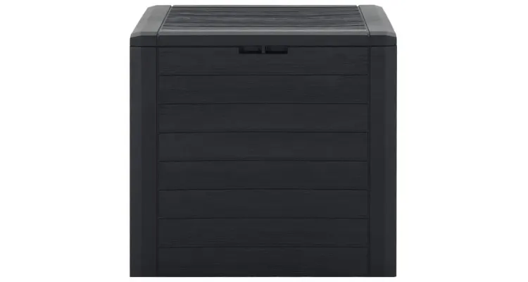 Lada depozitare de gradina antracit 58,5x46x55 cm polipropilena — imaginea 2