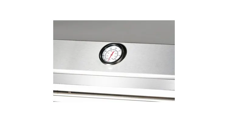 Bucatarie exterior placata ceramica, gratar gaz inox 3 arzatoare, arzator infrarosu, chiuveta, frigider 150 l, Buschbeck Derby — imaginea 4