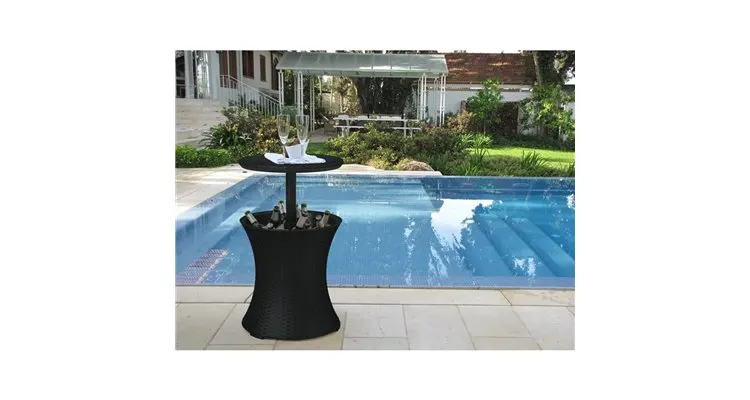 Keter bar cu racitor pacific rattan, antracit, 203835 — imaginea 2