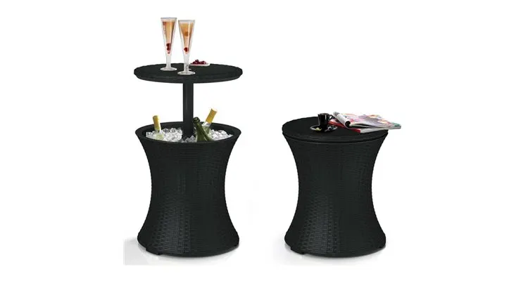 Keter bar cu racitor pacific rattan, antracit, 203835 — imaginea 3