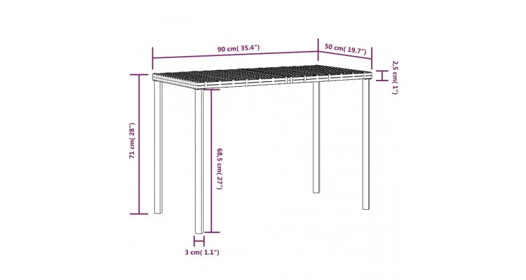Set mobilier gradina poliratan, forma L, pentru 7 persoane, cu perne incluse, negru — imaginea 5