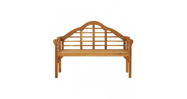 Bancheta regala de gradina cu perna, 135 cm, lemn masiv acacia — imaginea 3