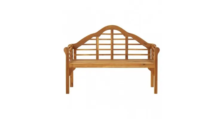Bancheta regala de gradina cu perna, 135 cm, lemn masiv acacia — imaginea 3