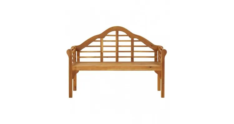 Bancheta regala de gradina cu perna, 135 cm, lemn masiv acacia — imaginea 3