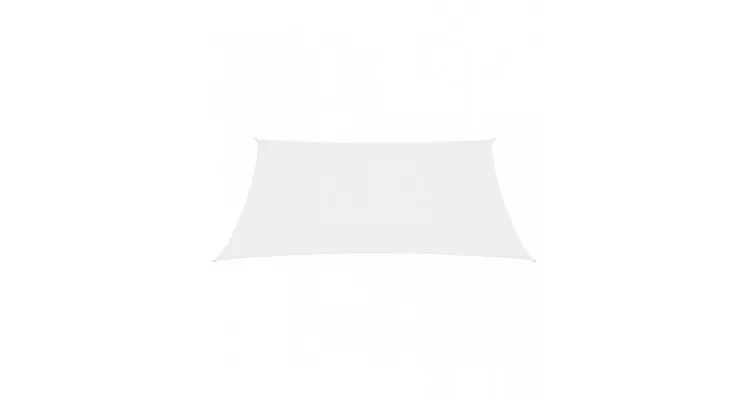 Parasolar, alb, 4x4 m, tesatura oxford, patrat