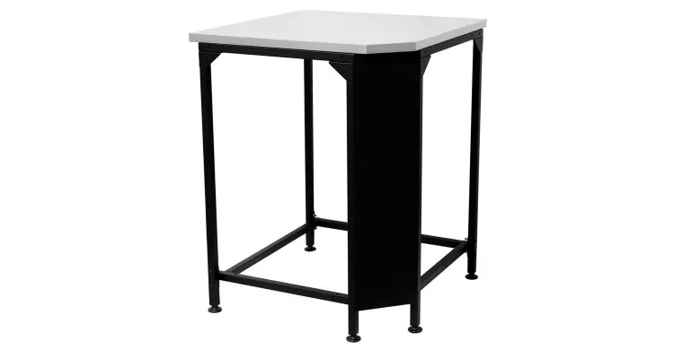 Modul bucatarie de exterior pentru colt cu blat de lucru din inox Cozze negru 90x60x90 cm 90531