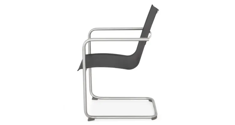 Scaun dining ESSEN lungime 52.5 latime 62 inaltime 85 gri cu negru — imaginea 4