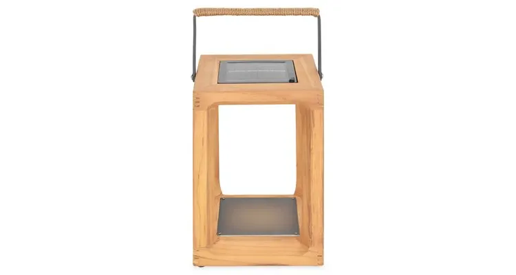 Lampa solara mica TEAK lungime 21.5 latime 20 inaltime 43 natur antracit