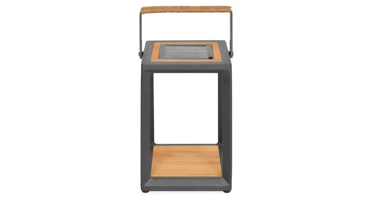 Lampa solara mica ALUMINIUM lungime 21.5 latime 20 inaltime 43 natur antracit