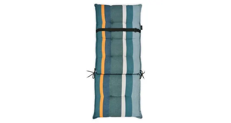 Perna scaun cu spatar inalt STRIPE GREEN lungime 123 latime 50 dungi verzi