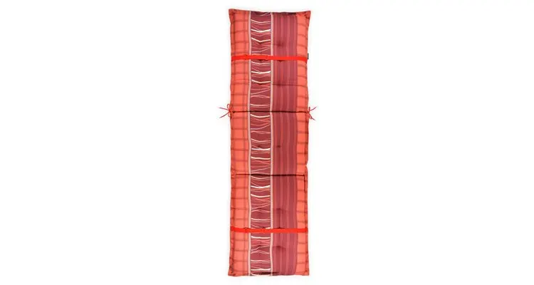 Perna sezlong LINES BRICK lungime 200 latime 60 inaltime 5 rosu