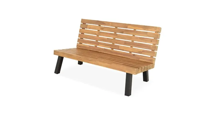 Banca GARDEN lungime 140 latime 59 inaltime 18.5 negru