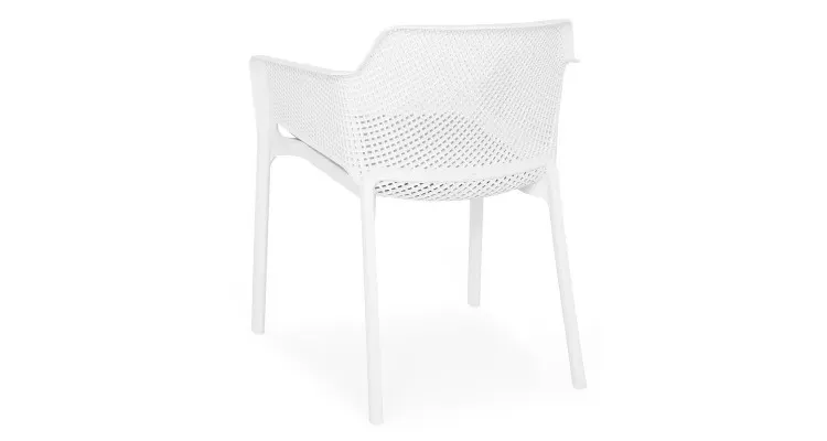Scaun BAILEY lungime 61.5 latime 58.5 inaltime 79.5 alb cu gri — imaginea 4