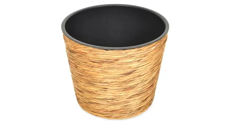 Ghiveci mare WEAVE inaltime 32 diametru 40 maro — imaginea 2