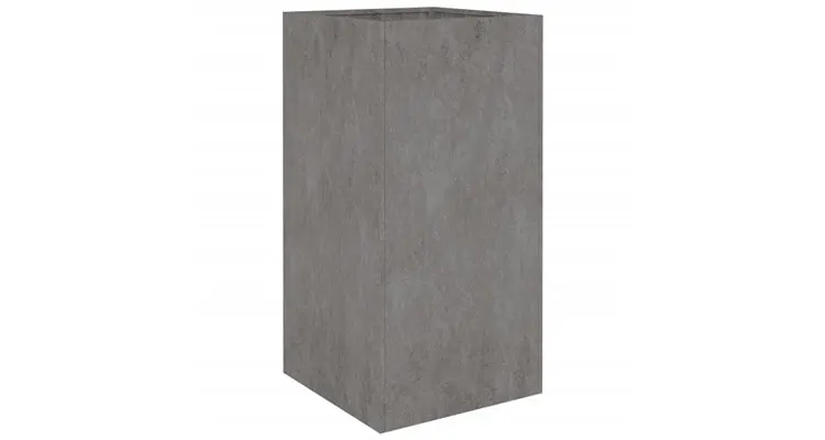 Jardiniera, 40x40x80 cm, otel corten — imaginea 3