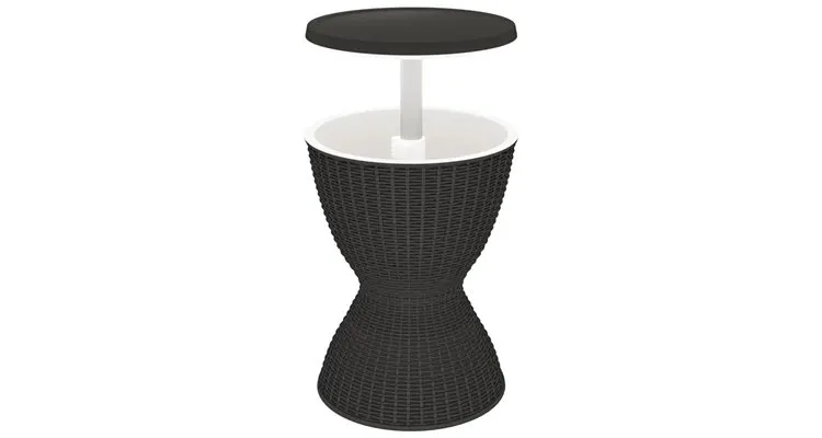 Masuta de bar cu frapiera 3 in 1, Cool Bar, negru, tehnoratan