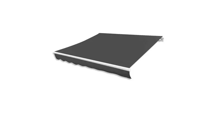 Acoperis de copertina din panza, antracit, 281 x 246 cm