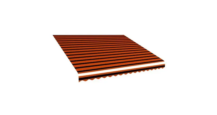 Panza de copertina, portocaliu si maro, 400 x 300 cm
