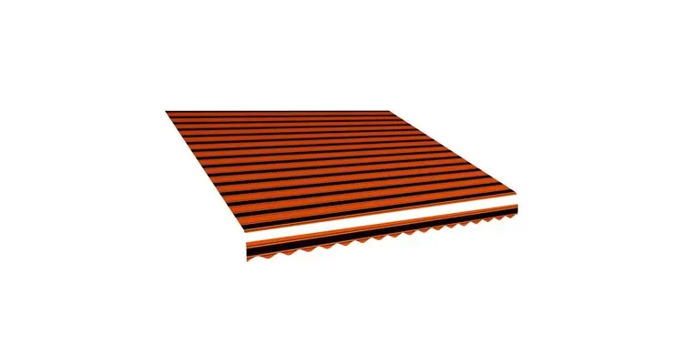 Panza de copertina, portocaliu si maro, 450 x 300 cm