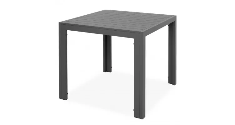 Set 4 scaune si masa HAVEN ESSEN antracit cu gri — imaginea 3