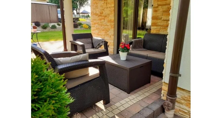 Set mobilier de gradina Corfu II BOX Maro — imaginea 2