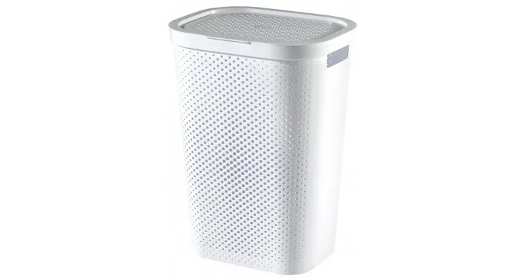 Cos pentru rufe cu capac si manere, Curver Infinity, 60 L