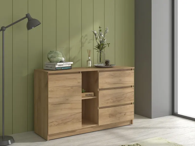 Comoda Torino 3, Stejar K03