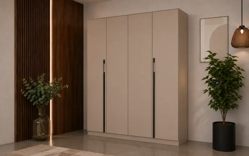 Dulap Vela 4 usi, 160 cm, Casmir