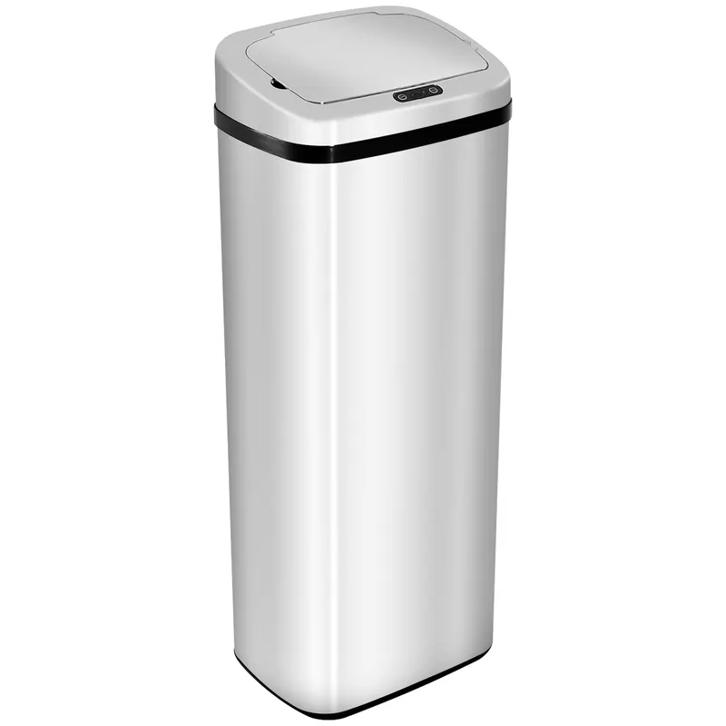 HOMCOM cos de gunoi cu senzor inox elegant 50L cu infrarosu | Romania